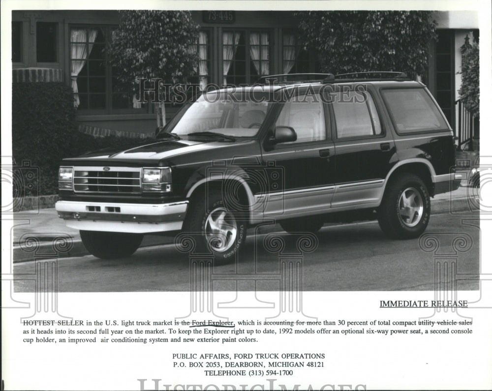 1992 Ford Explorer - Historic Images