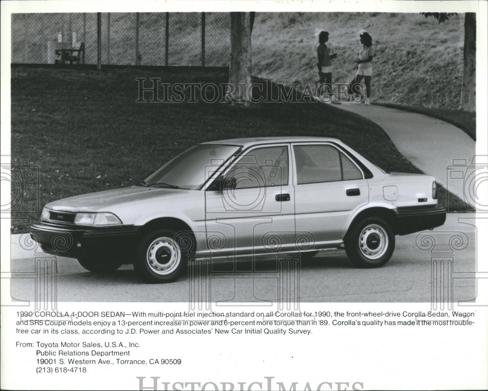 1990 Corolla 4-Door Sedan - Historic Images