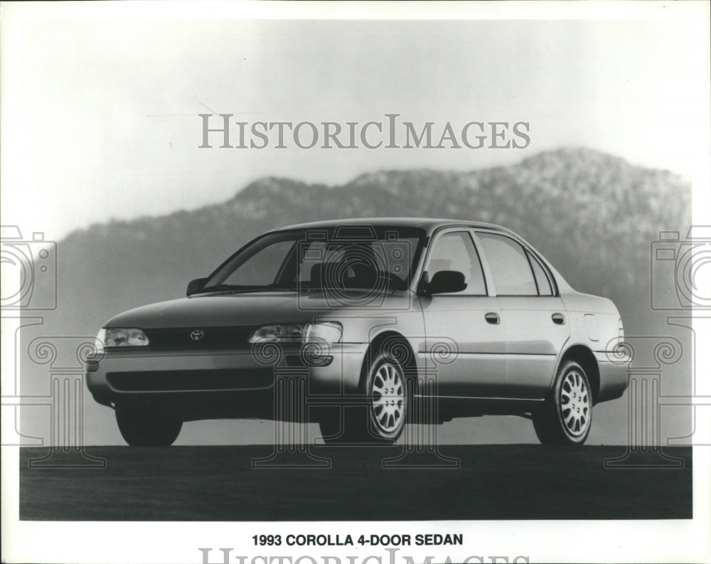 1993 1993 Corolla 4 Door Sedan - Historic Images