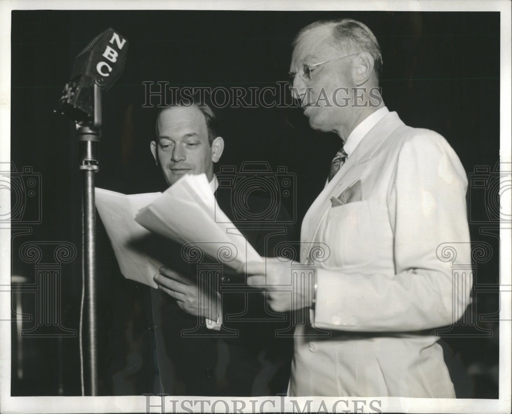 1937 Press Photo Radio Programs NBC Minstrels - Historic Images