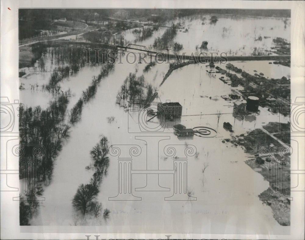 1949 Big Muddy River Murphysboro Illinois - Historic Images