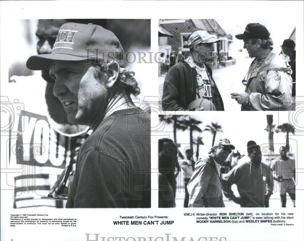 1992 Ron Shelton Woody Harrelson White Men - Historic Images