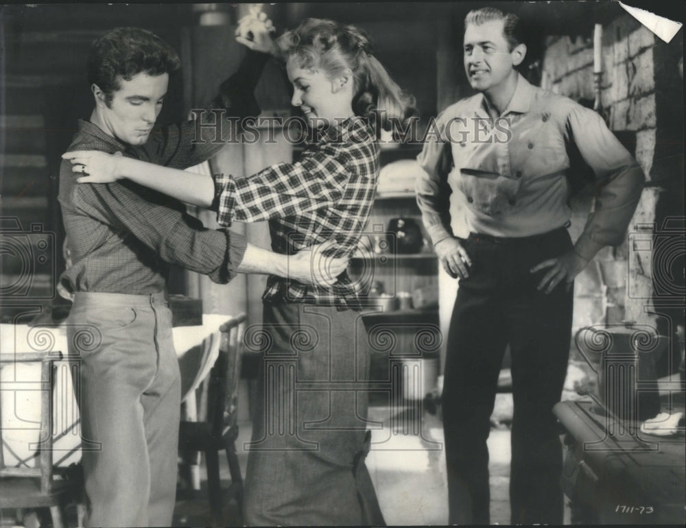 1957 Rhonda Fleming Steve Rowland Dance - Historic Images
