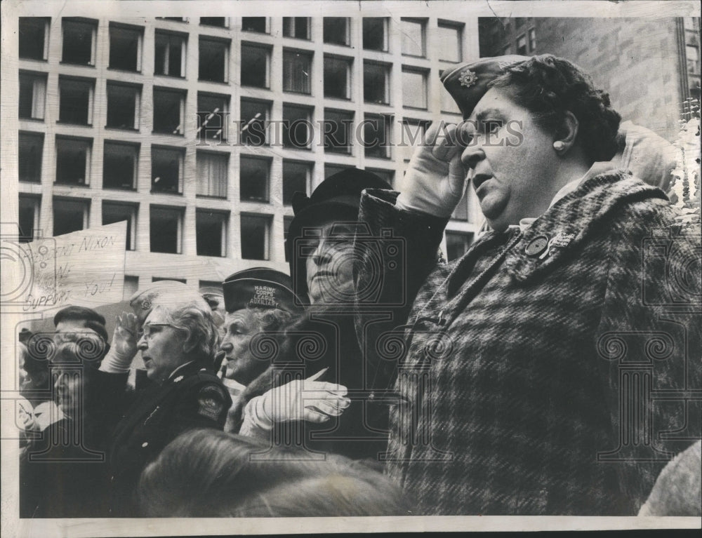 1969 Audience Recite Pledge Of Allegiance - Historic Images