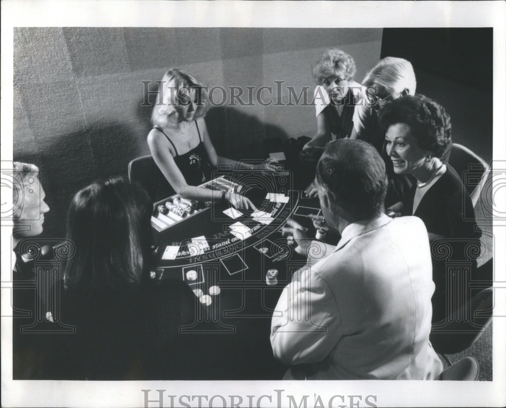 1985 Royal Odyssey Cruise Ship Casino Table - Historic Images