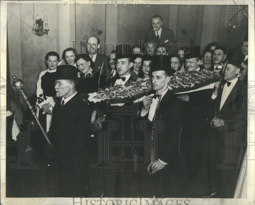 1939 Ceremony Zapusty Lent Season Herfing - Historic Images
