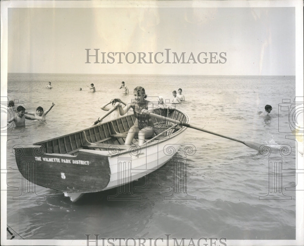 1953 Lif Guards Gussie Lehman Boat Rowing - Historic Images