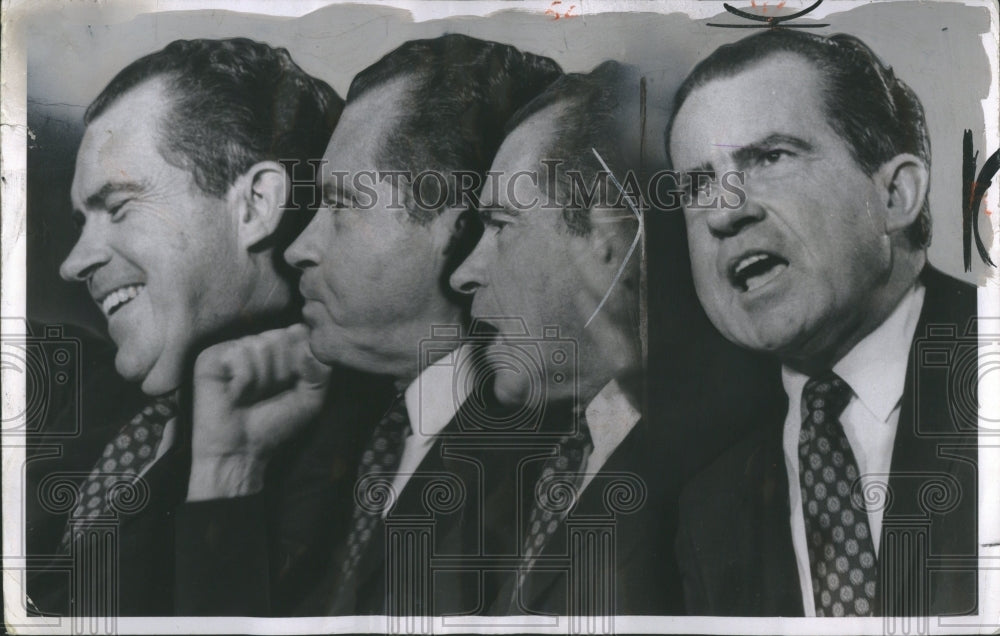 1968 Press Photo Richard Milhous Nixon California - Historic Images