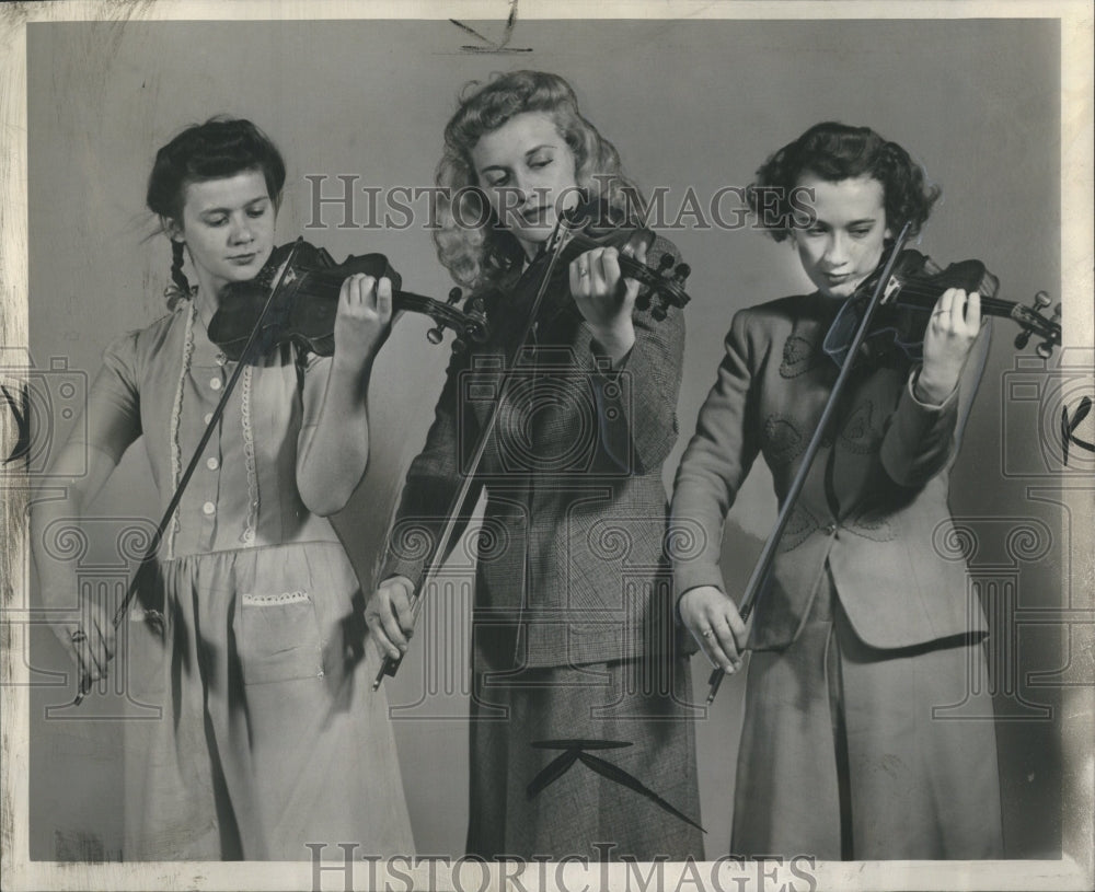 1945 Detroit Fiddlers Band Detroit Symphony - Historic Images