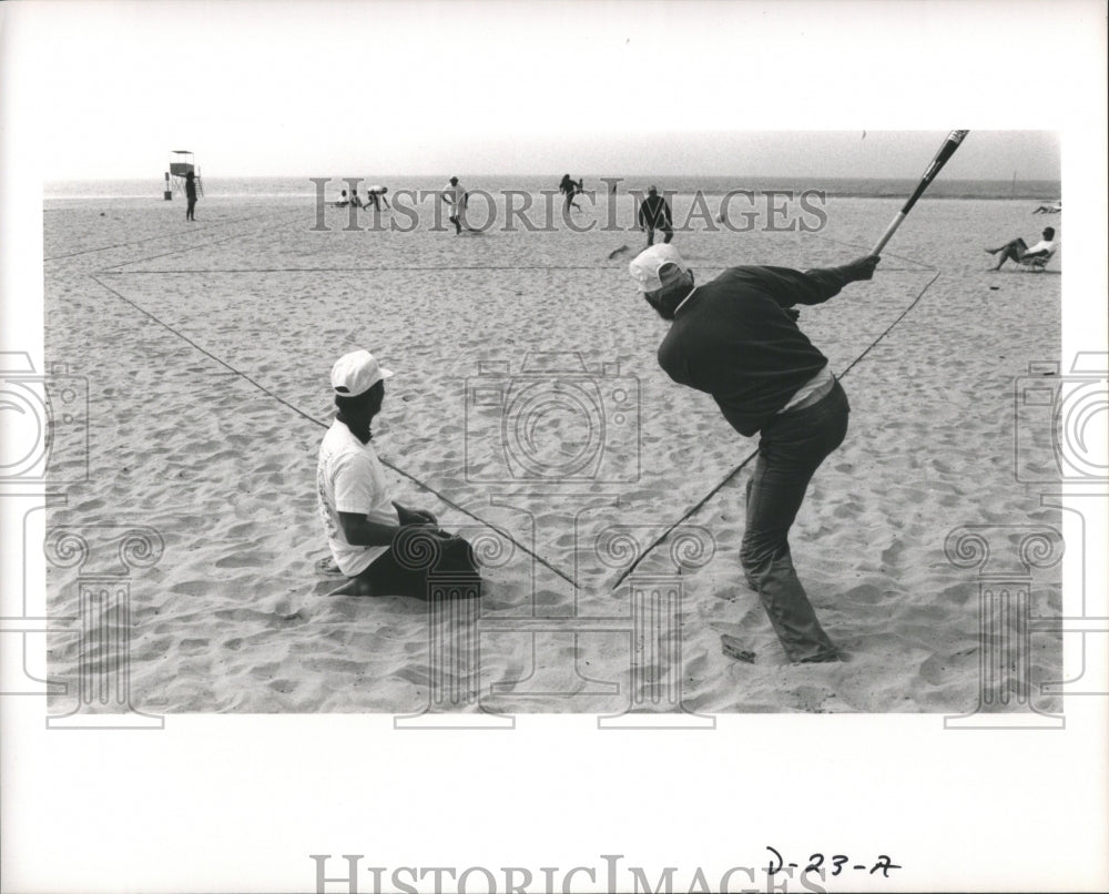 1992 Baseball on the Beach - Historic Images
