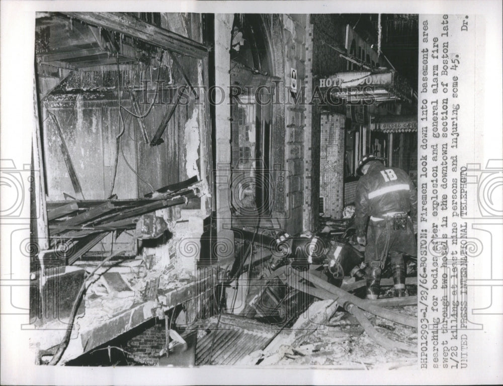 1966  Basement Area Body Explosion Alarm - Historic Images