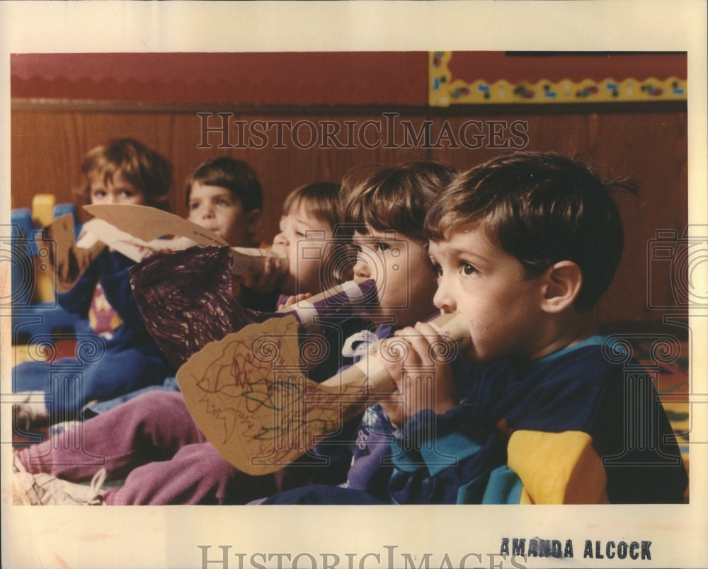 1992 Jeremy Leithold Horns Jewish New Year - Historic Images