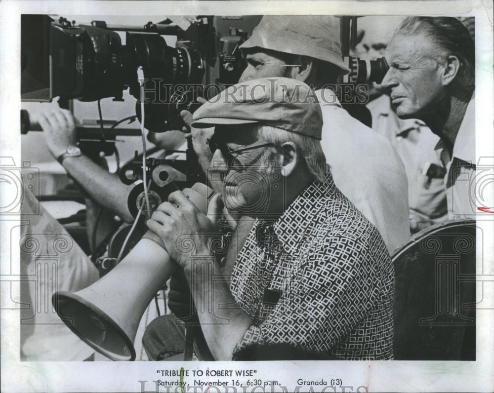 1974 Robert Wise Director Chicago Film Fest - Historic Images