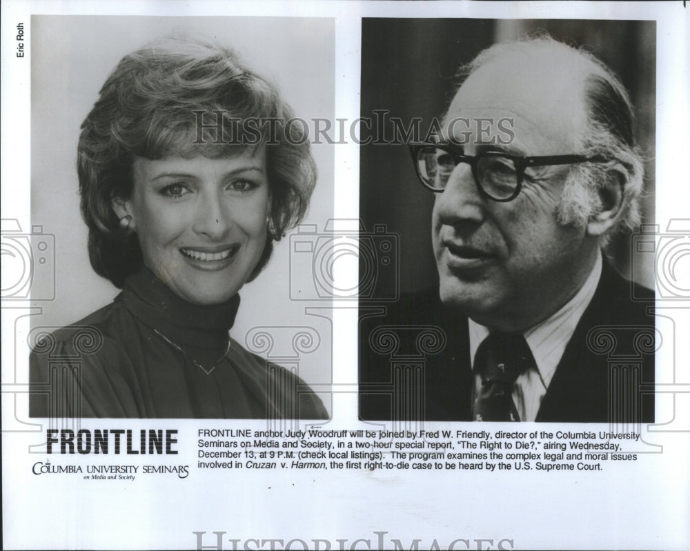  Frontline Judy Woodruff Fred W Friendly - Historic Images