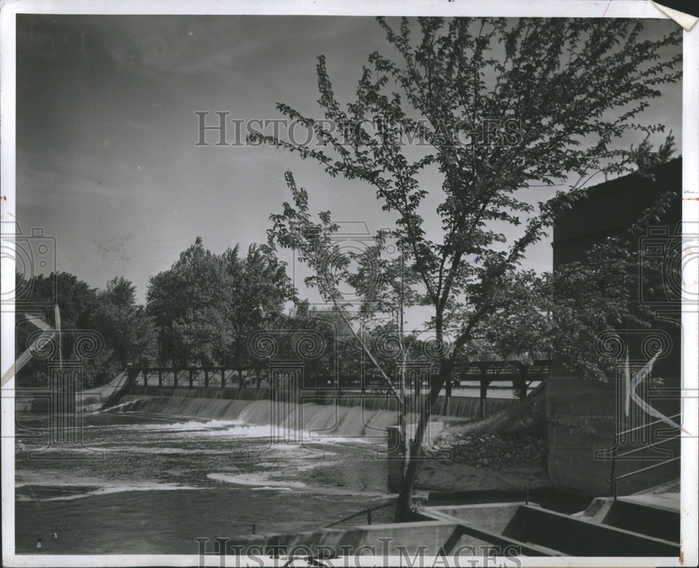 1961 Fairbanks Morae power Dam Joseph river - Historic Images
