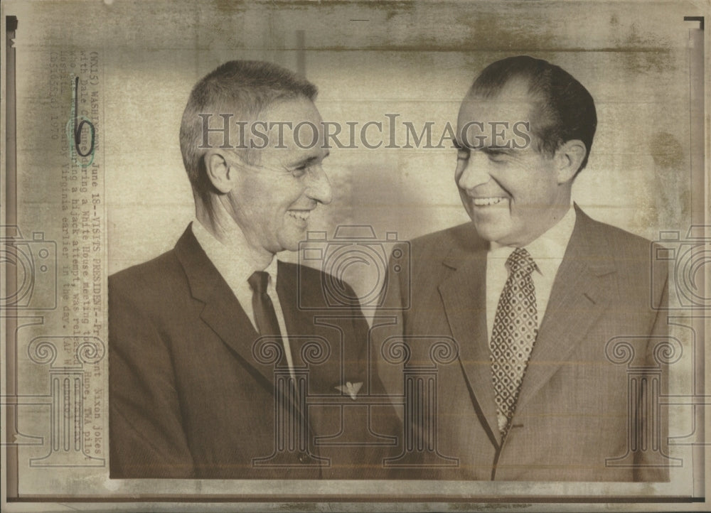 1970 Nixon Jokes Dale C. Hune - Historic Images