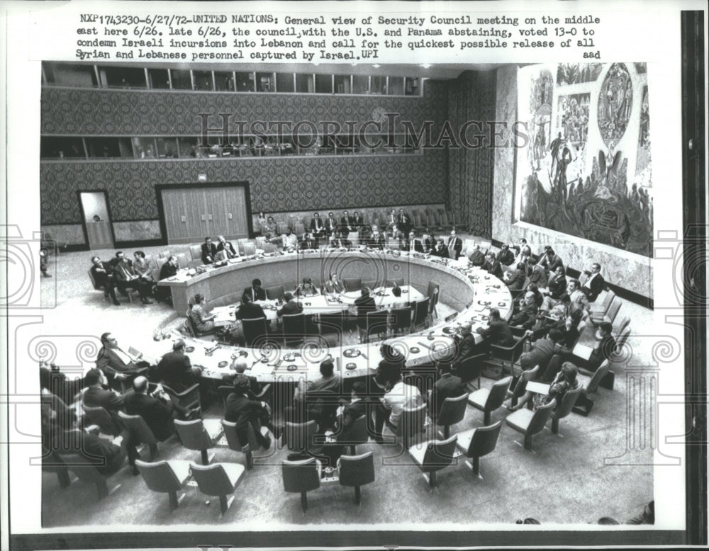 1972 Panama U.S. Security Council  - Historic Images