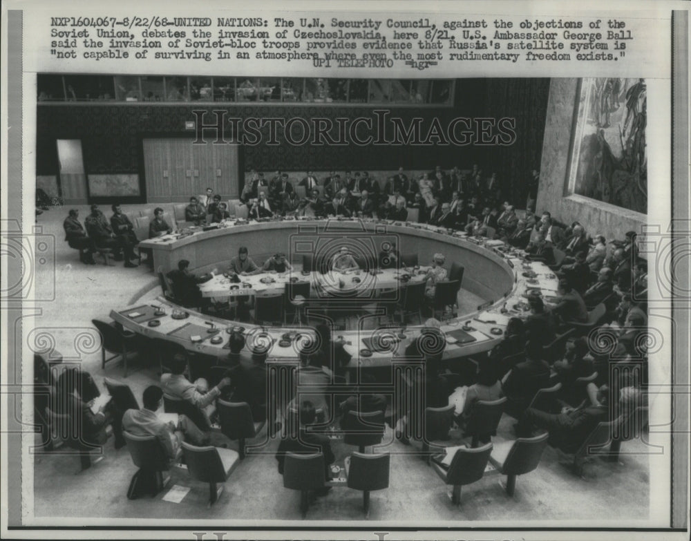 1968 Security United Nation Principal Peace - Historic Images