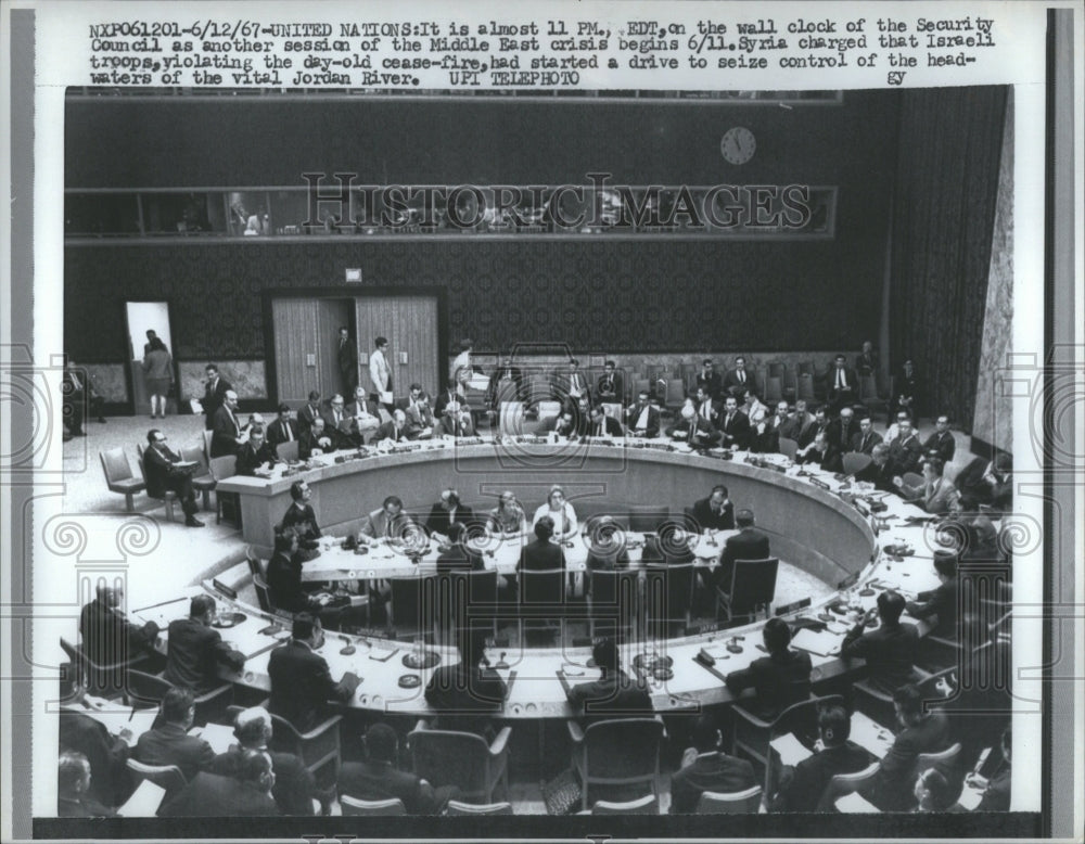 1967 Press Photo Security Council - Historic Images