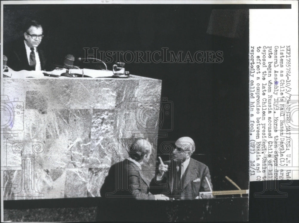1973 United Nation Assembly - Historic Images