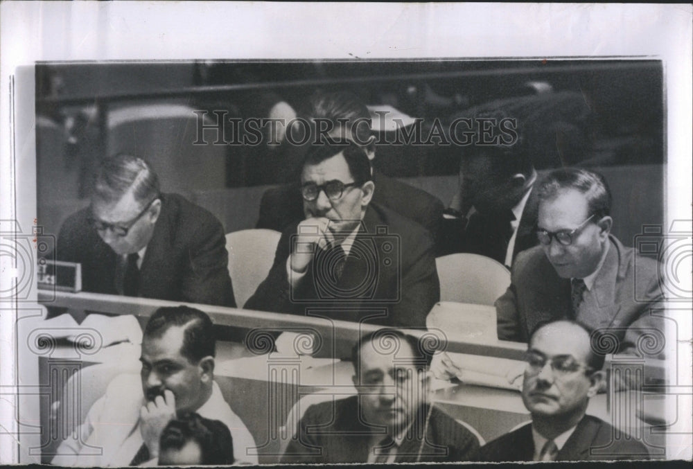 1957 UN General Assembly Secretary Andrew - Historic Images