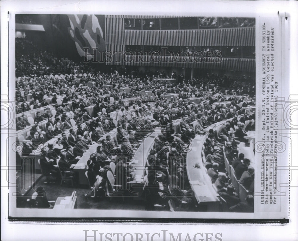 1960 United Nations 15th General Assembly - Historic Images