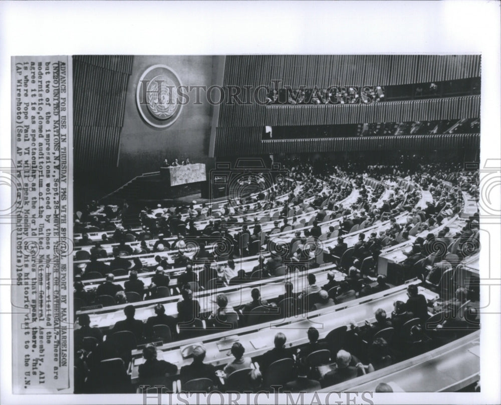 1965 U.N. General Assembly - Historic Images
