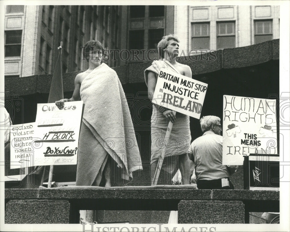 1980 Protest Britain Ireland - Historic Images