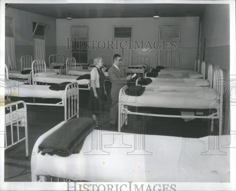 1955 Arthur J Audy Children Home Girls Dorm - Historic Images