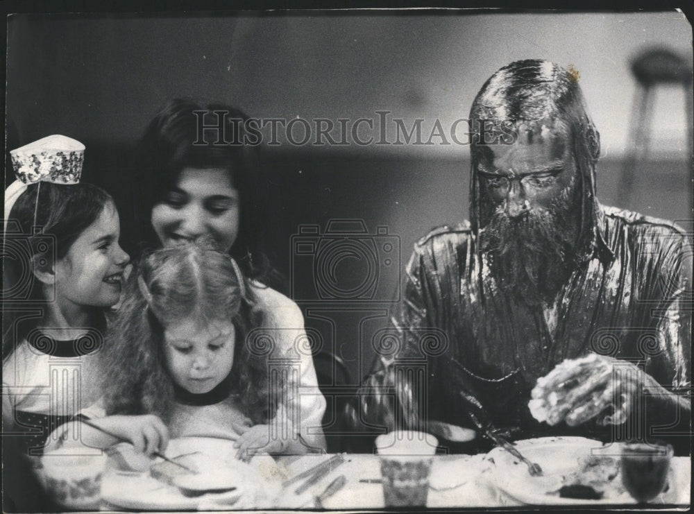 1973 Chocolate Man Art Institute Exhibit  - Historic Images