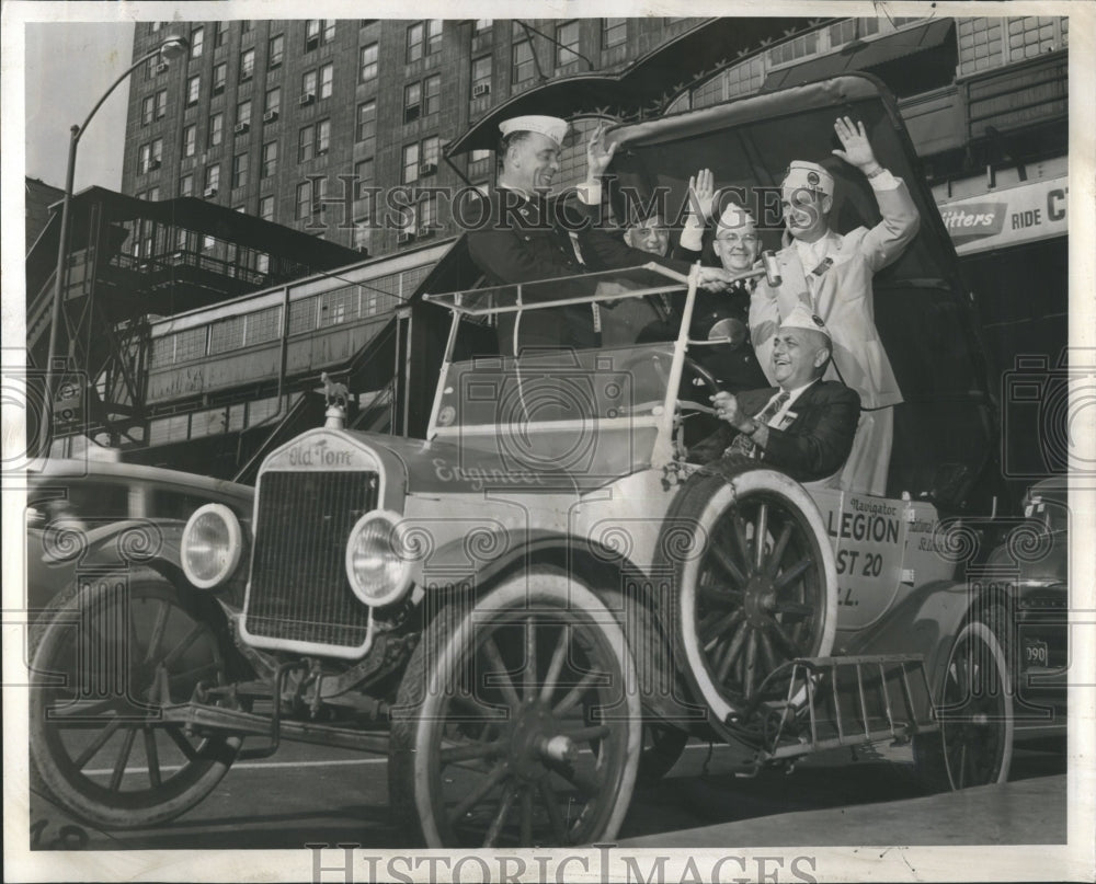 1954 Legionnaires Ride Model T Ford Old Tom - Historic Images