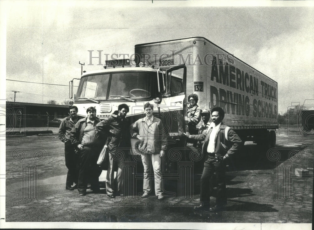 1978 American Truck Driving School Empty - Historic Images