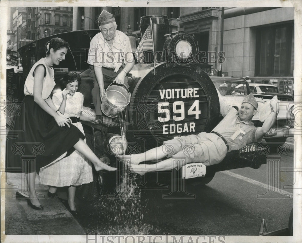 1957 Legionnaires Illinois Convention Hot - Historic Images