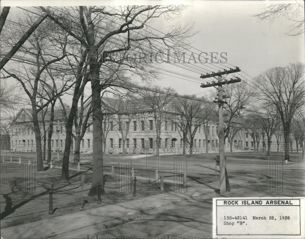 1938 Shop "B" At Rock Island Arsenal - Historic Images