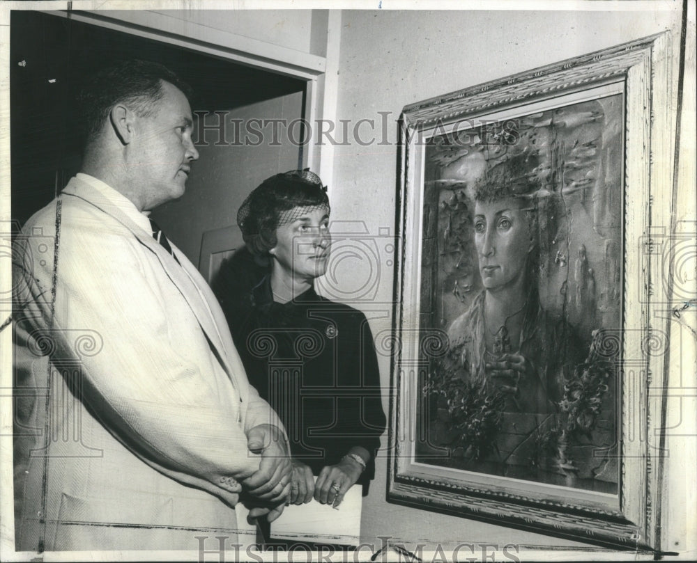 1960 Portait Displayed at Portrait Center - Historic Images