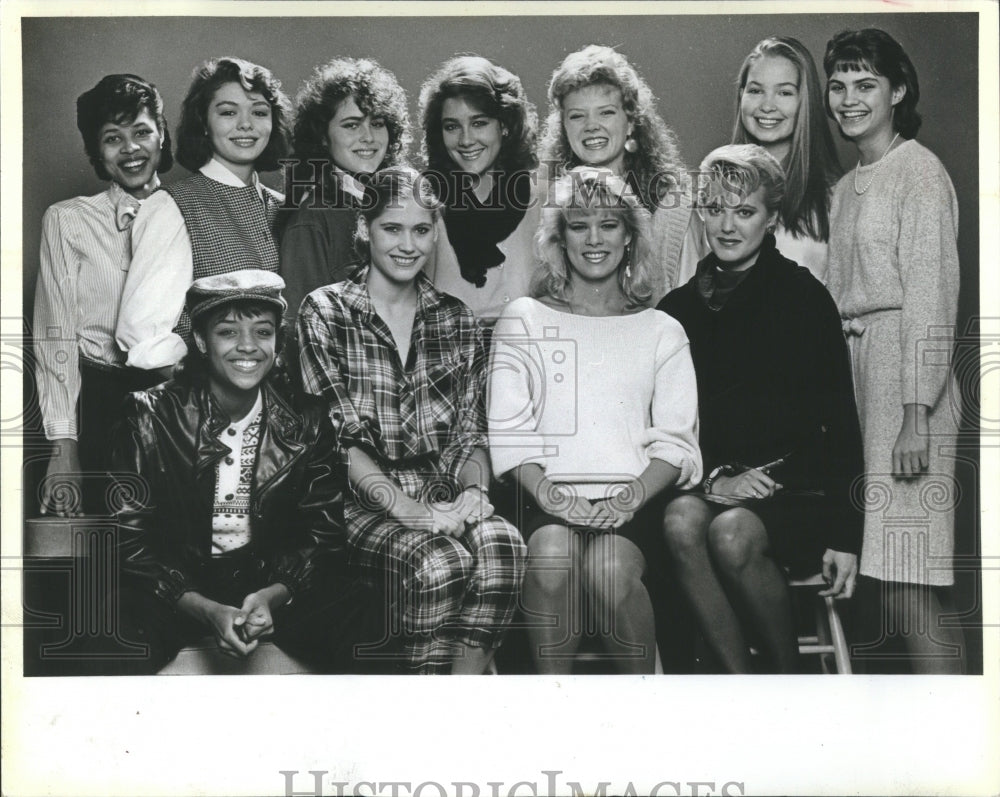 1984 Faces 80s Model Contest Finalists - Historic Images