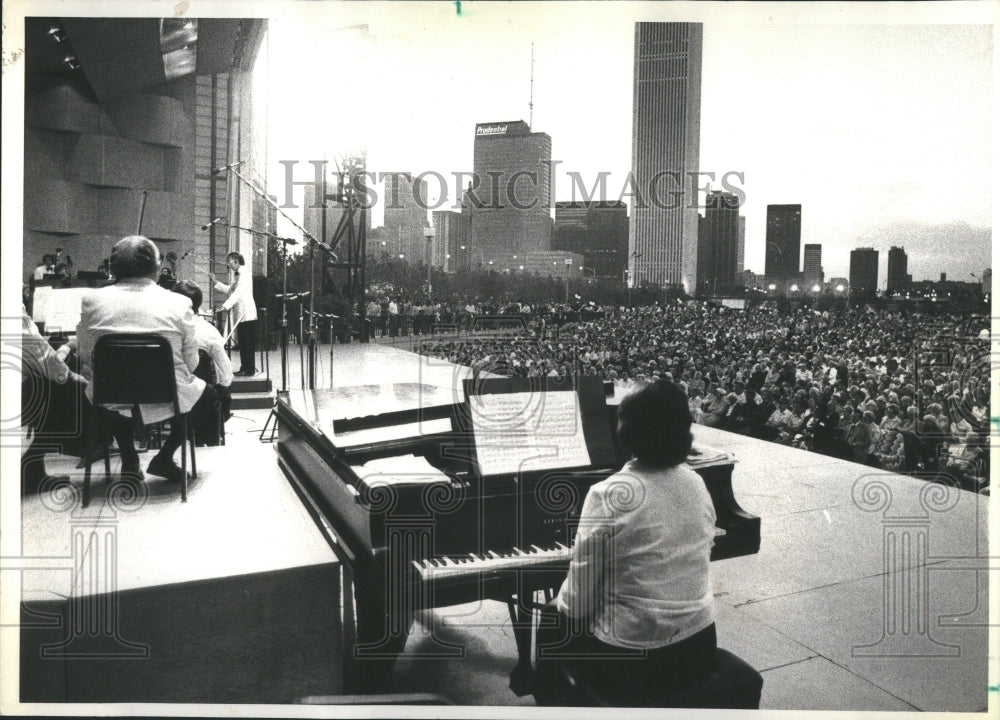 1980 Grant Park James Petrillo Chicago - Historic Images