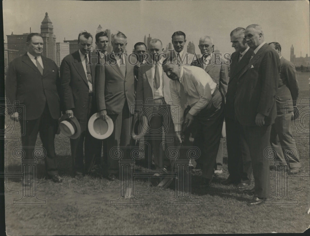  Band Shell Group Men Hollingshead Donoghue - Historic Images