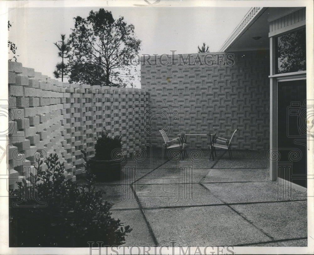 1962 Concrete Fence - Historic Images