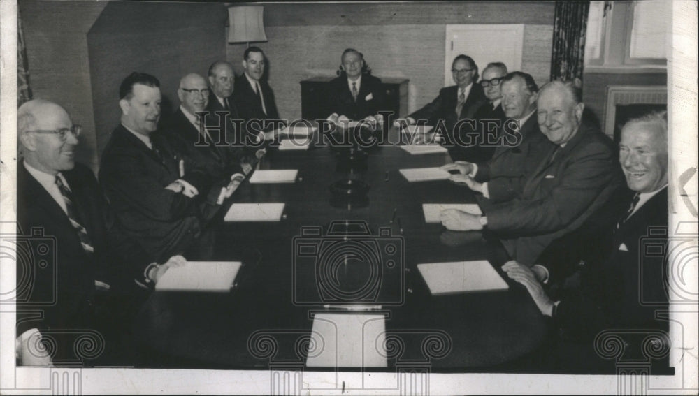 1970 Press Photo First National Bank Chicago Directors - Historic Images