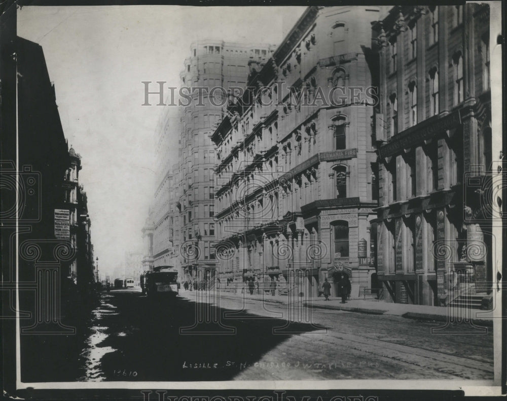  La Salle Street Chicago Between 1890-1895 - Historic Images