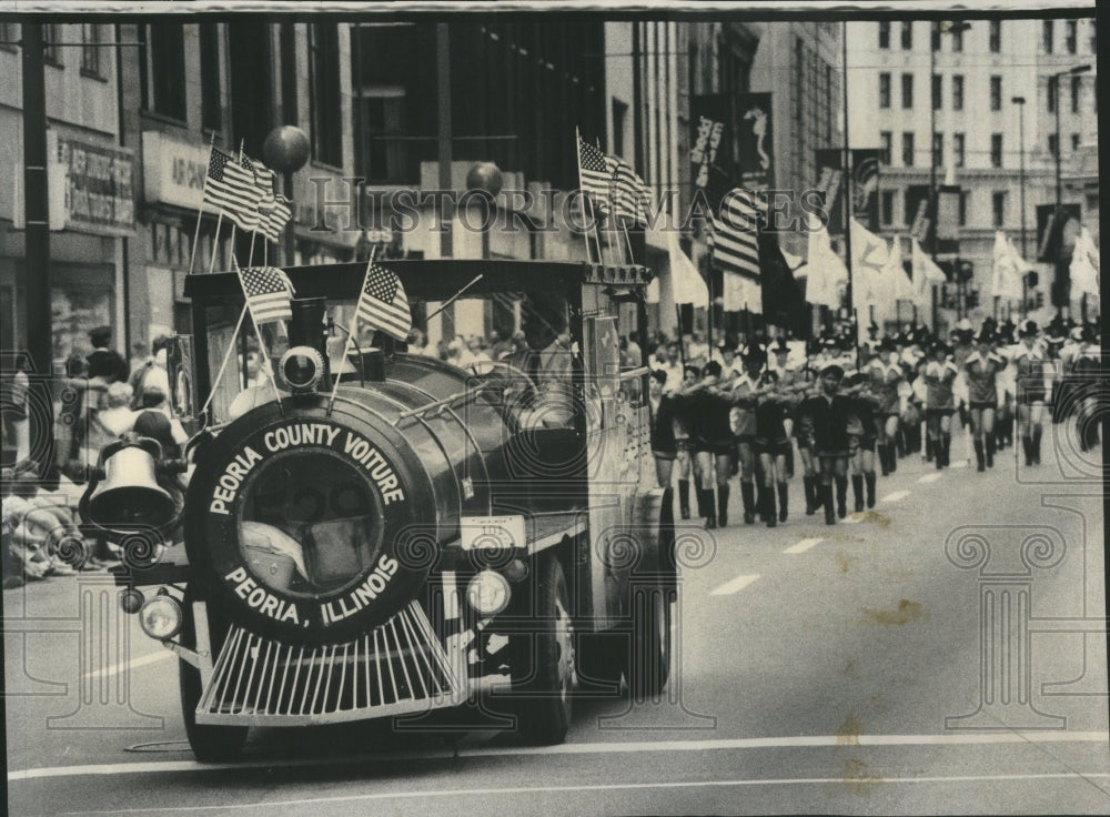 1975 Legion Parade Old Glory B Locomotive - Historic Images