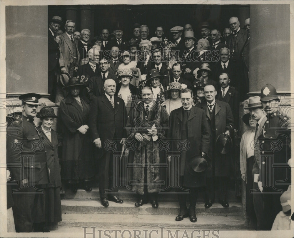 1924 Press Photo Sulgrave Manor Canadian Bar Associati - Historic Images