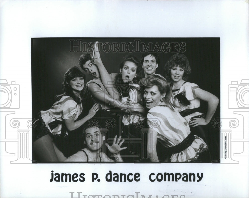 1985 James P Dancing Leg Men Women - Historic Images