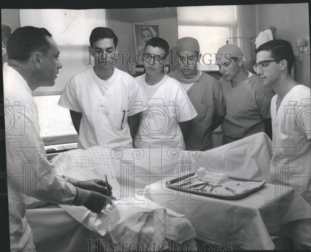 1962 Jackson Park Hospital Students Summer - Historic Images