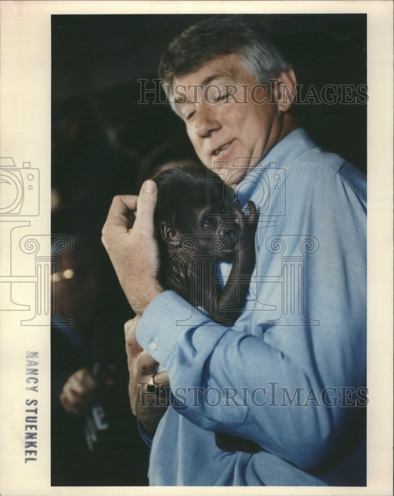 1992 David Hakes Lincoln Park Zoo Director - Historic Images