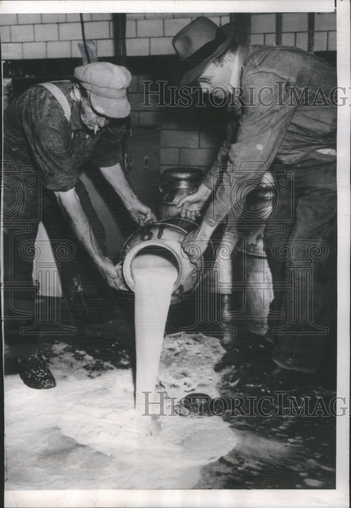 1950 Milk Drain Ford City Ralpha Boney - Historic Images