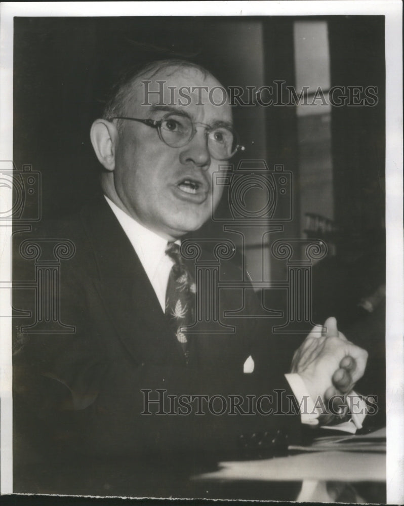 1940 Harry Hines Wood Ring Secretary War - Historic Images
