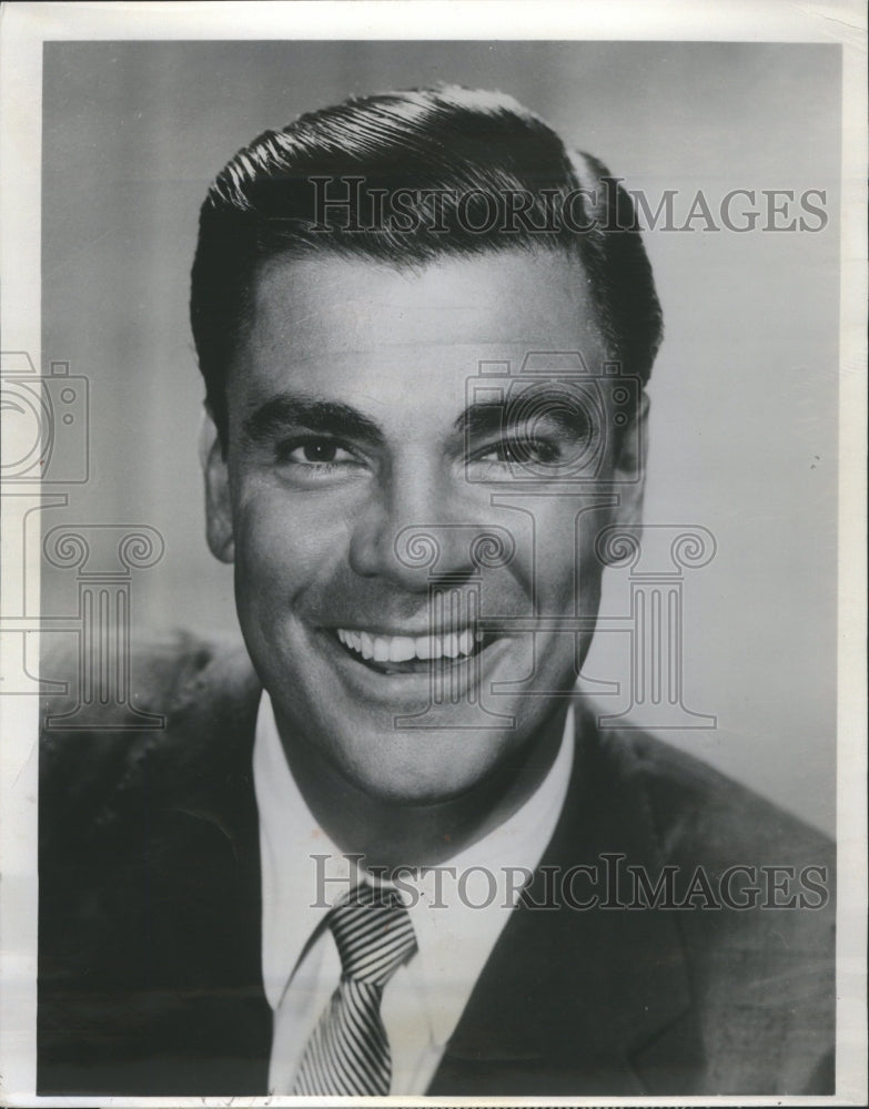 1962 Bert Parks Actor Singer Radio Announce - Historic Images