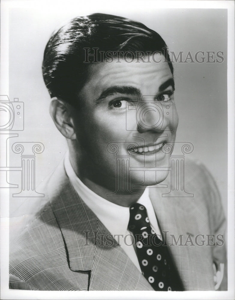 1959 Bert Parks Actor Singer Radio Telecast - Historic Images